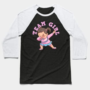 Gender Reveal Team Girl Baseball T-Shirt